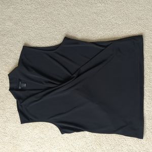 Womens Banana Republic drapey black top